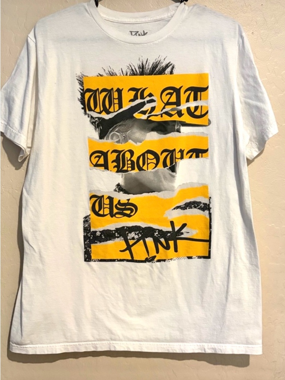P!NK Beautiful Trauma World Tour 2019 Concert Band Tee, Size Large